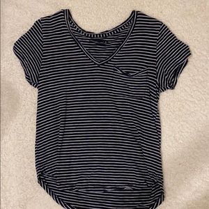 abercrombie and fitch striped tee